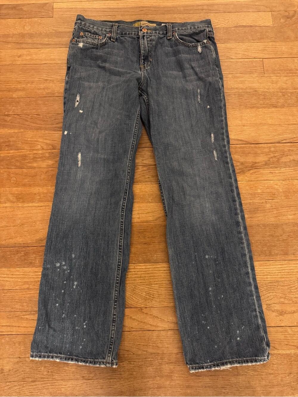 Old Navy Women's Blue The Boyfriend Distressed Jeans - Size 10 Regular
b50